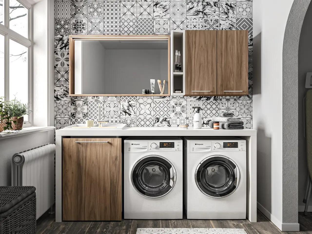 Lavatrice in cucina? Ecco segreto per nascondere tutto e avere una casa da copertina Immagine selezionata
